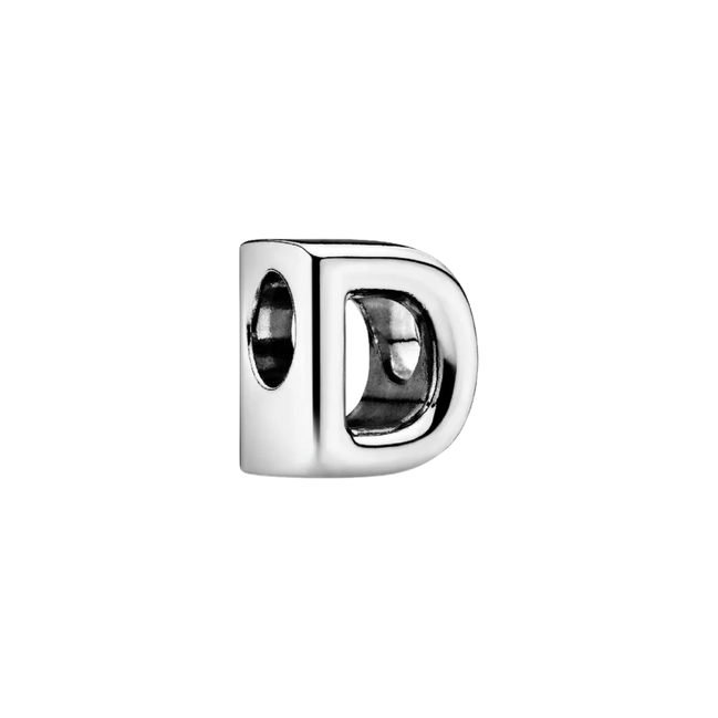 MOMENTS Charm Buchstabe D Silber