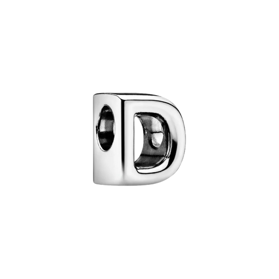 MOMENTS Charm Buchstabe D Silber