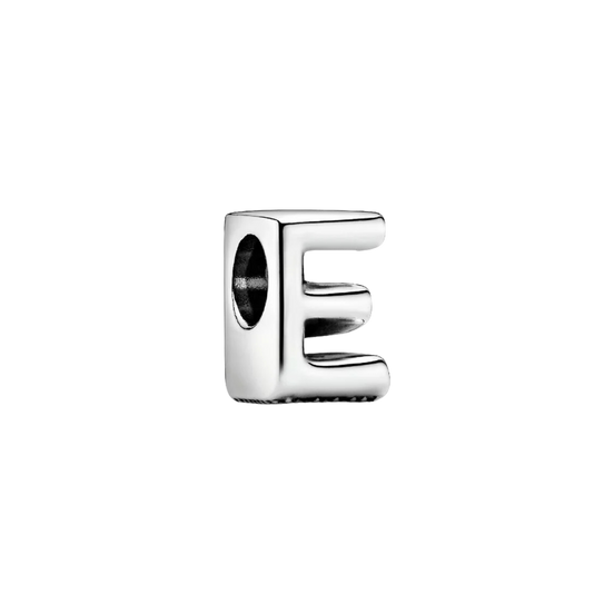 MOMENTS Charm Buchstabe E Silber