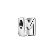MOMENTS Charm Buchstabe M Silber