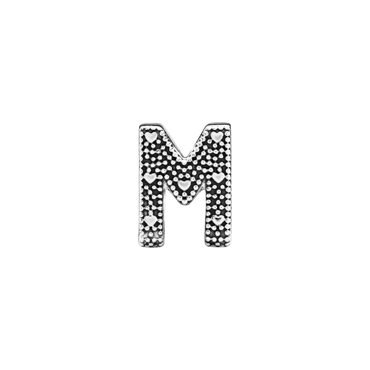 MOMENTS Charm Buchstabe M Silber