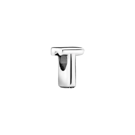 MOMENTS Charm Buchstabe T Silber