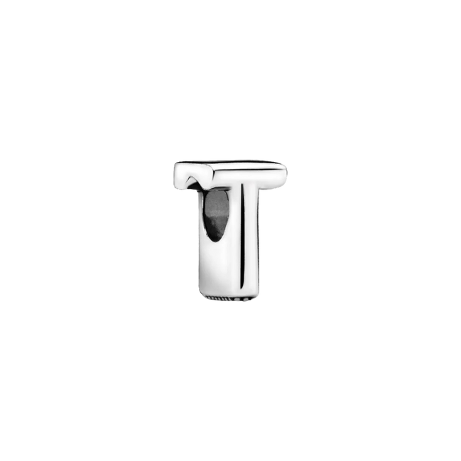 MOMENTS Charm Buchstabe T Silber