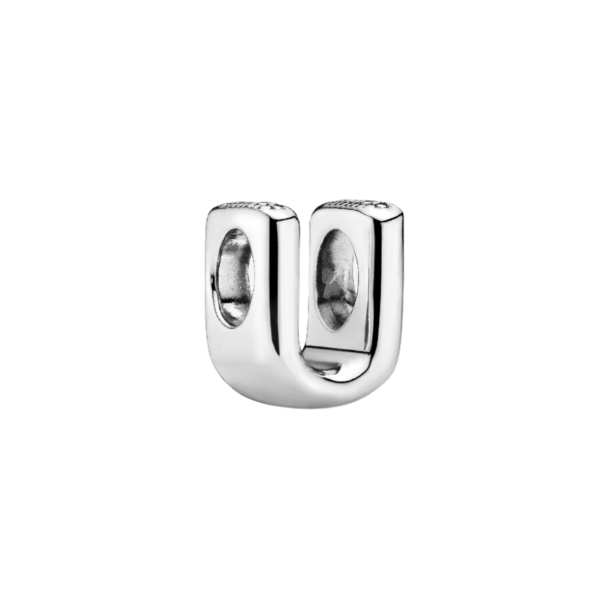 MOMENTS Charm Buchstabe U Silber