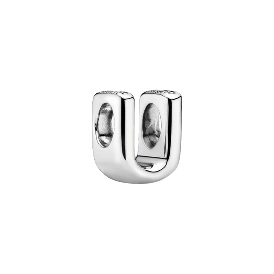 MOMENTS Charm Buchstabe U Silber