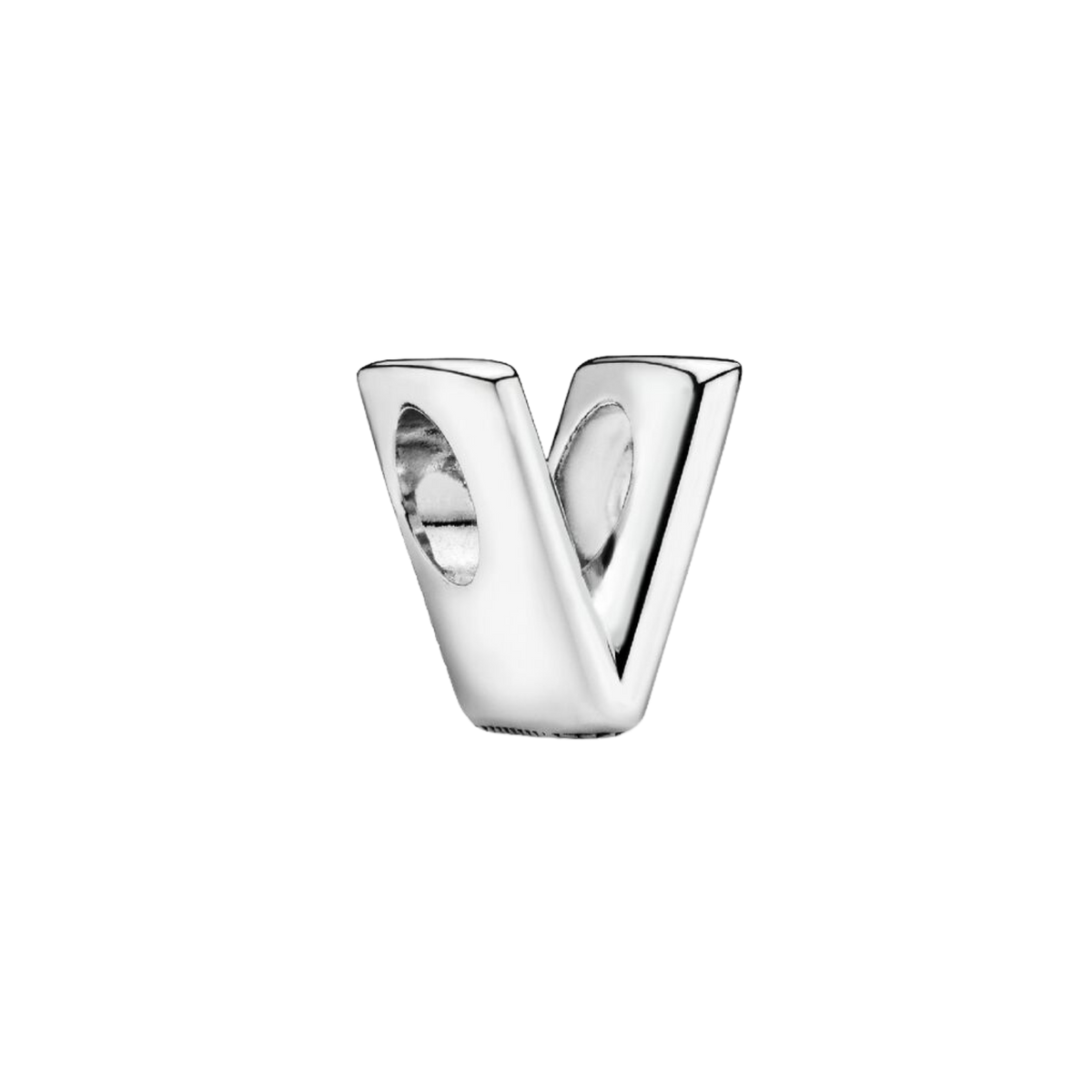 MOMENTS Charm Buchstabe V Silber
