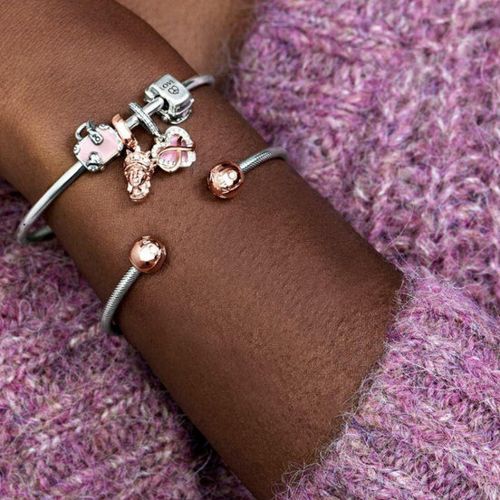 MOMENTS Charm Koffer Rosa