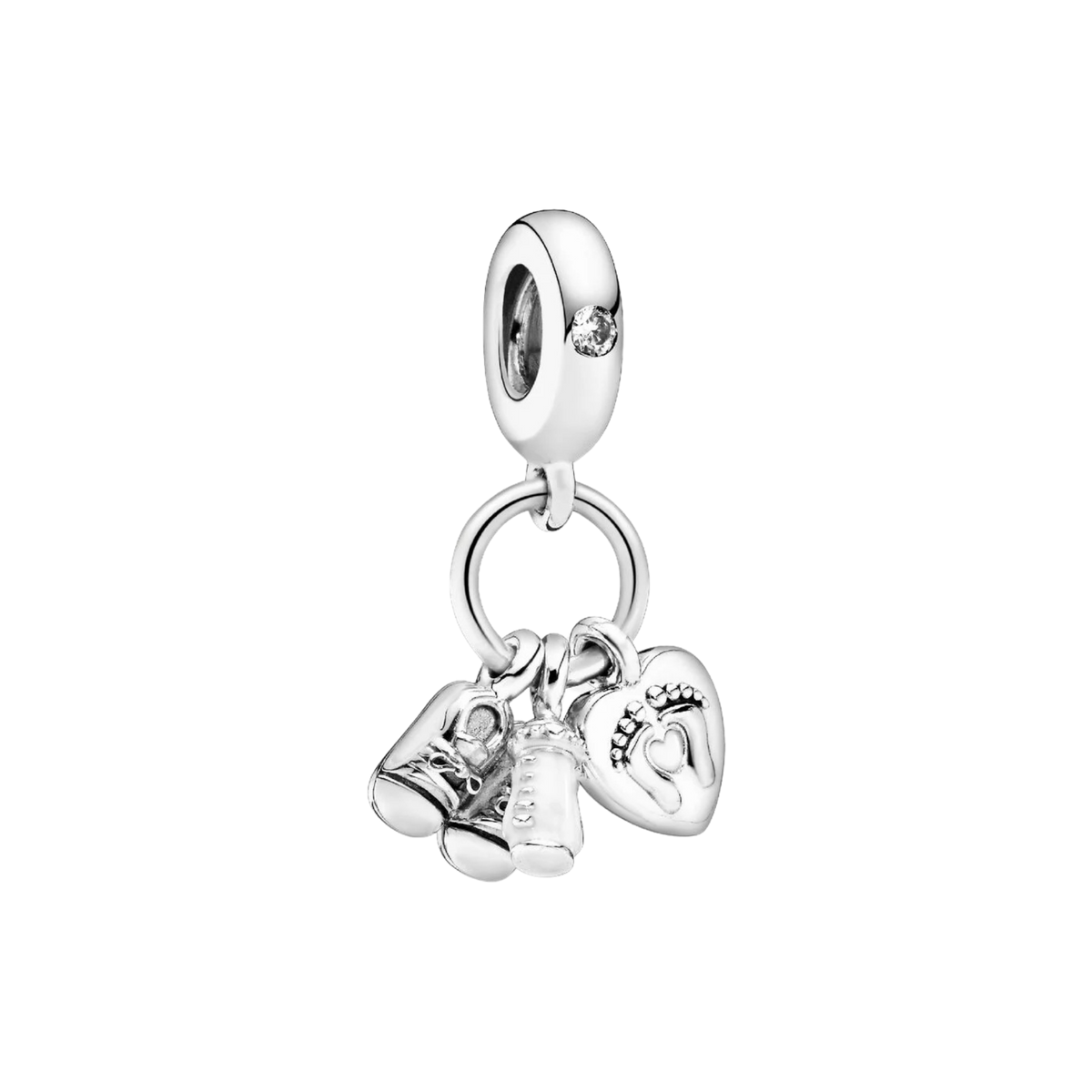 MOMENTS Charm Nuckelflasche & Babyschuhe