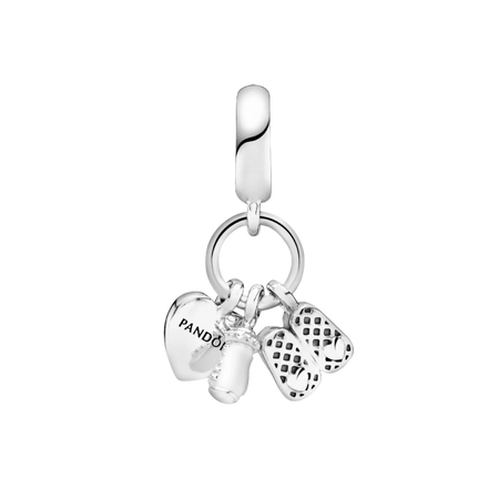 MOMENTS Charm Nuckelflasche & Babyschuhe
