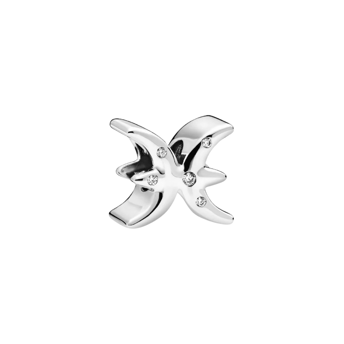 MOMENTS Charm Sternzeichen Fische Silber