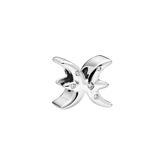 MOMENTS Charm Sternzeichen Fische Silber