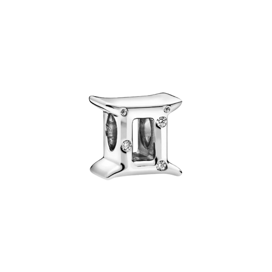 MOMENTS Charm Sternzeichen Zwilling Silber