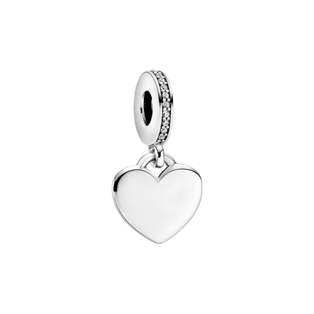 MOMENTS Charm Gravierbares Herz