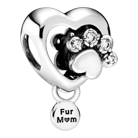 Charm Pfotenabdruck & Herz