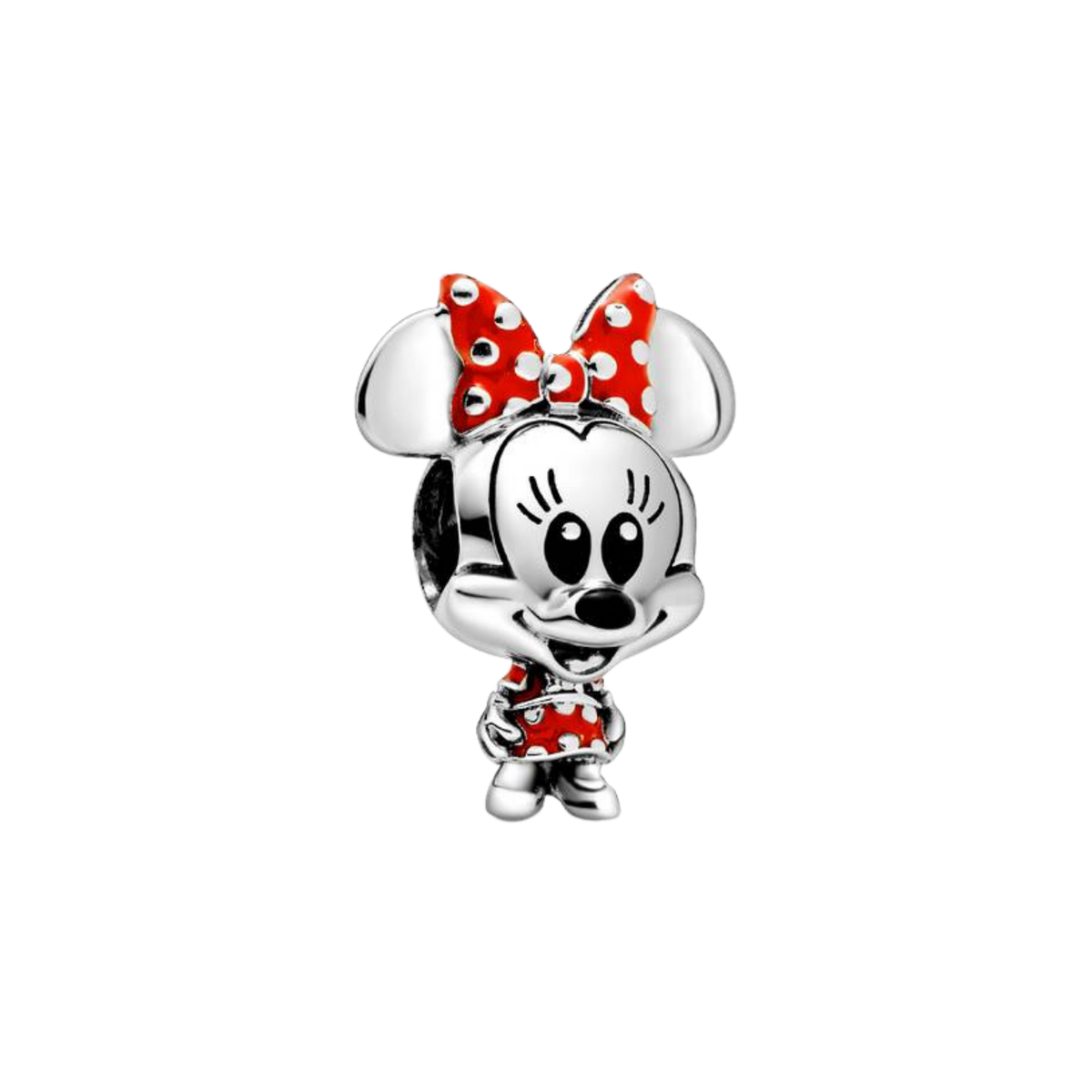 DISNEY Charm Minnie Maus gepunktet