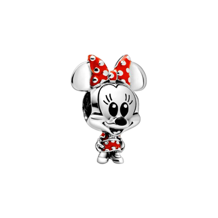 DISNEY Charm Minnie Maus gepunktet