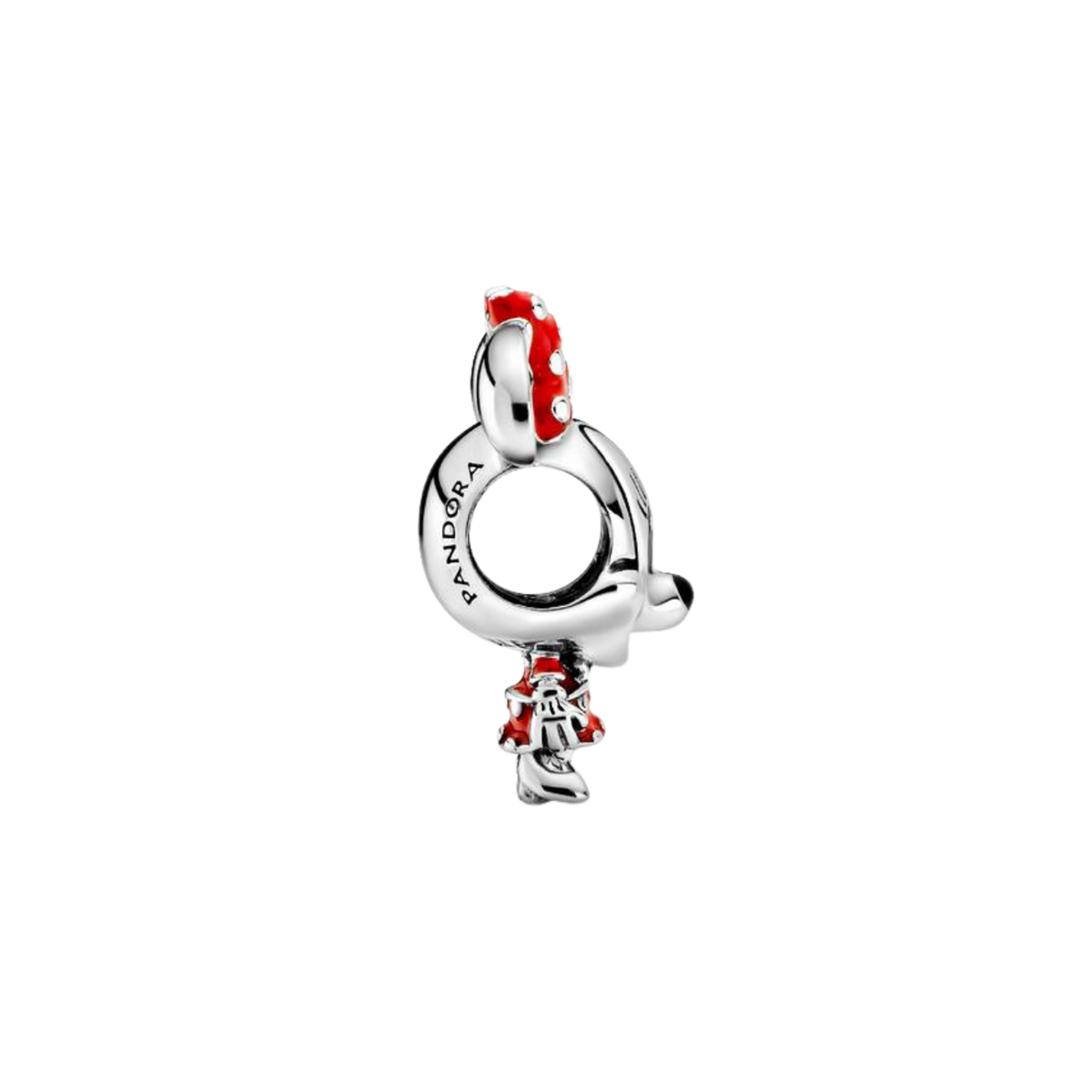 DISNEY Charm Minnie Maus gepunktet