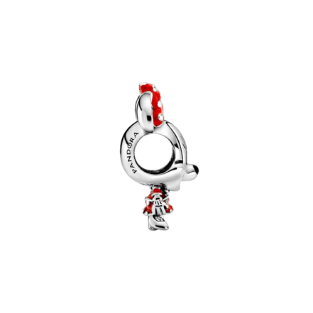 DISNEY Charm Minnie Maus gepunktet