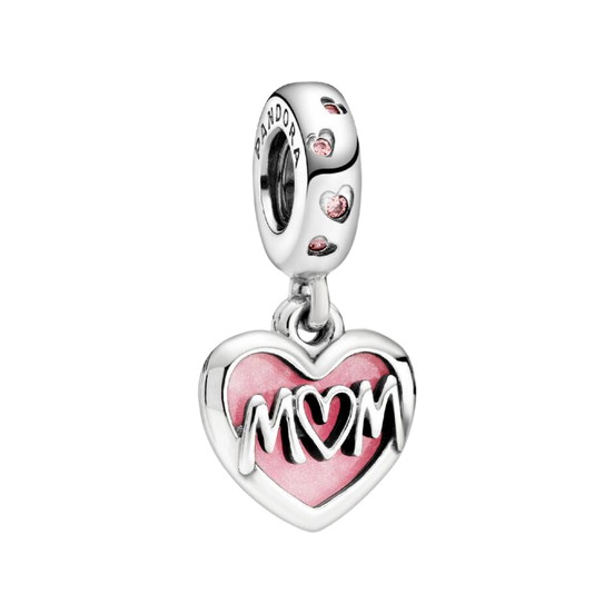 MOMENTS Charm Mom Herz Rosa