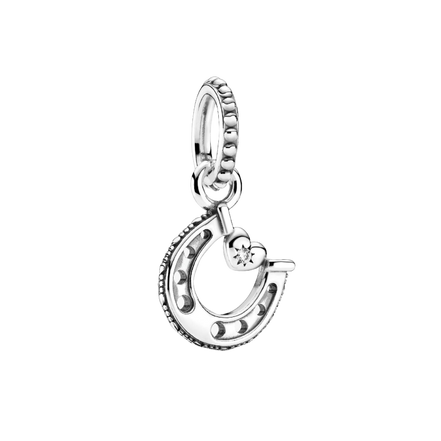 ME Charm Glückshufeisen Zirkonia