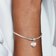 Charm Mutter & Tochter Herz Teilbar