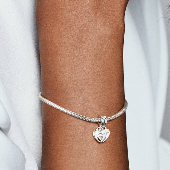 Charm Mutter & Tochter Herz Teilbar