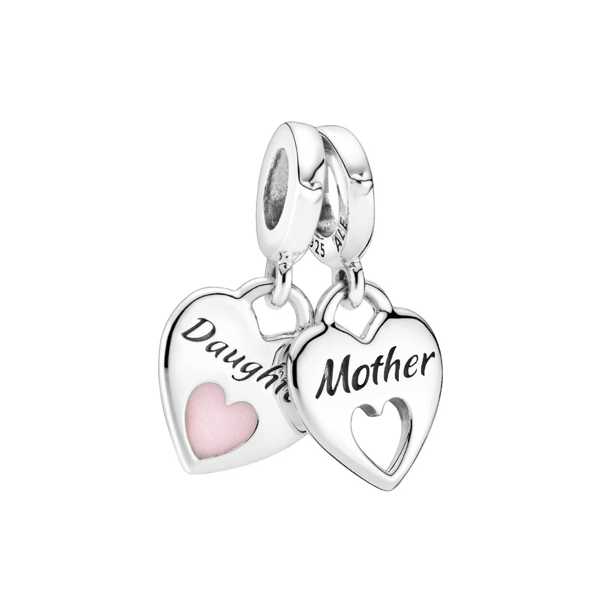 Charm Mutter & Tochter Herz Teilbar