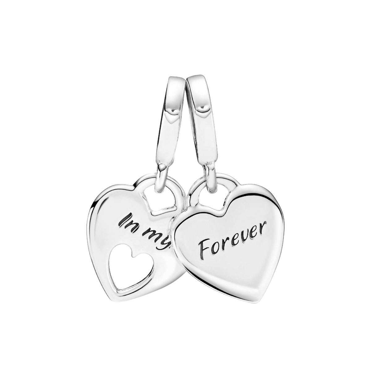 Charm Mutter & Tochter Herz Teilbar