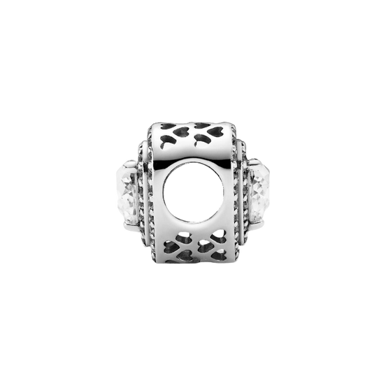 MOMENTS Charm Herz Zirkonia