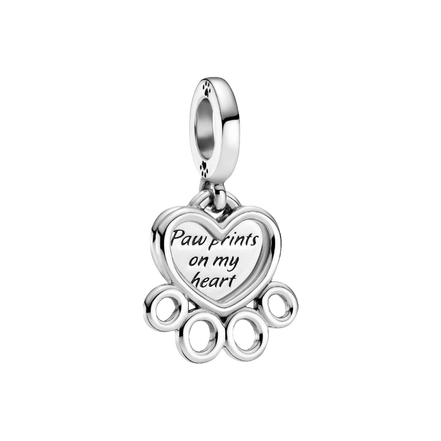 ME Charm Herzen und Pfotenabdruck