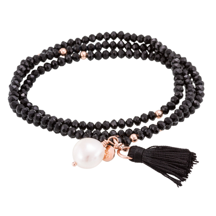 ZEN SCHWARZ Armband mit Perle