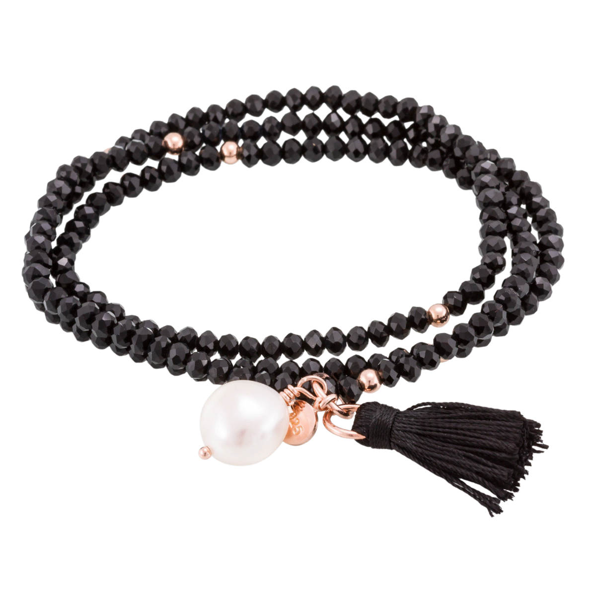 ZEN SCHWARZ Armband mit Perle