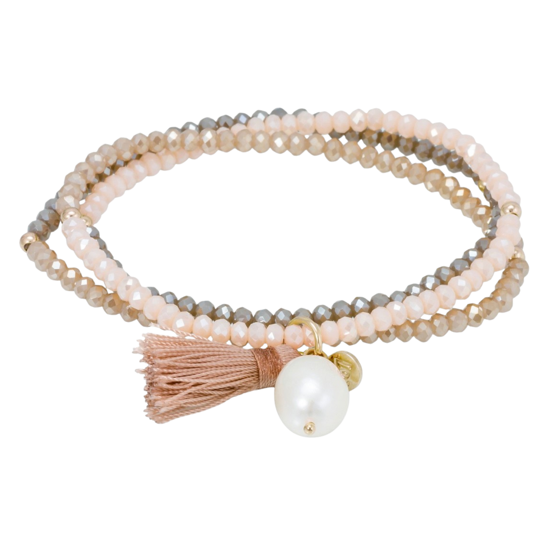 ZEN BRAUN Armband mit Perle