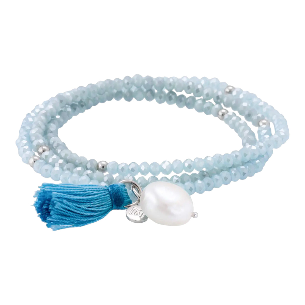 ZEN BLAU Armband mit Perle