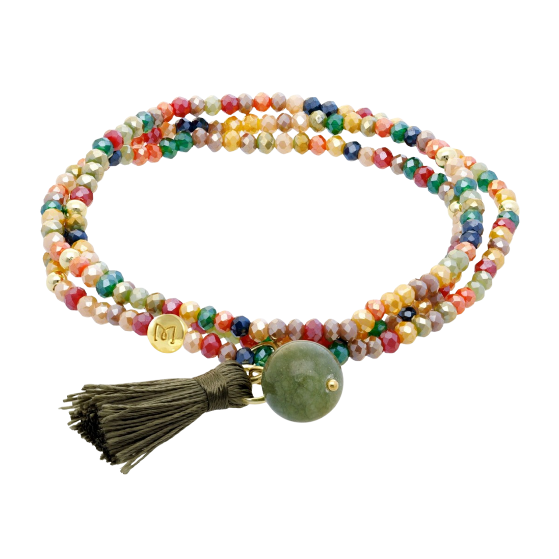 ZEN TUTI FRUTTI Armband Strassglas