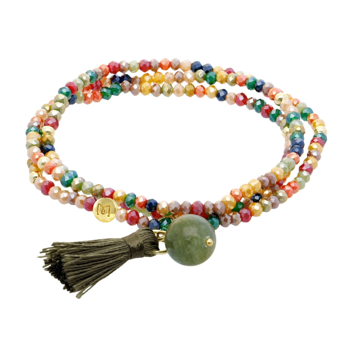 ZEN TUTI FRUTTI Armband Strassglas