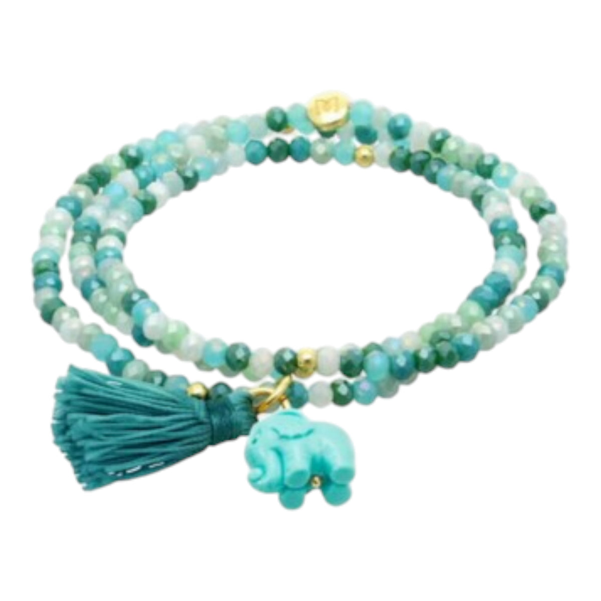 ZEN MINT Armband mit Elefant aus Harz