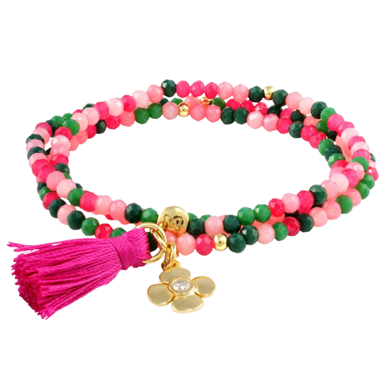 ZEN FRAMBUESA Armband mit Blume