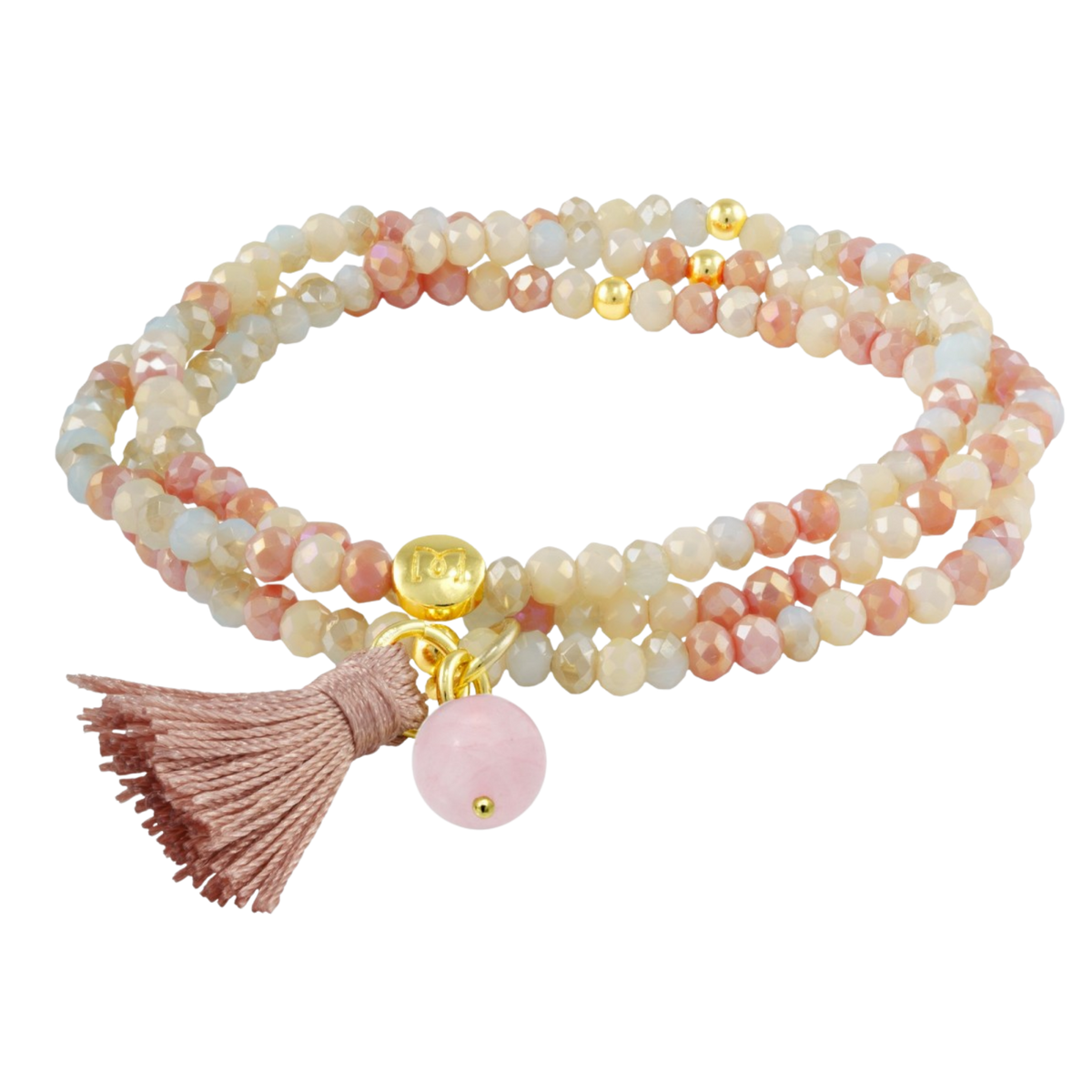 ZEN MAKE UP Armband mit Rose Quarz