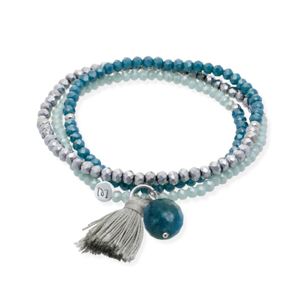 ZEN BRIGHTON Armband mit blauem Achat
