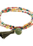 TUTTI FRUTTI Armband mit Strassglas