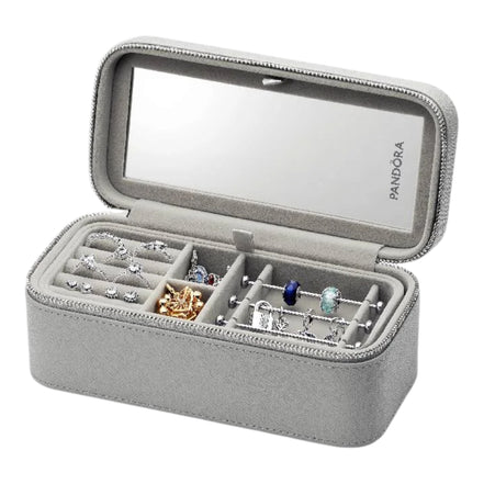 Reise Schmuckbox Grau