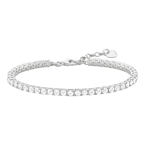 Tennisarmband weiße Zirkonia