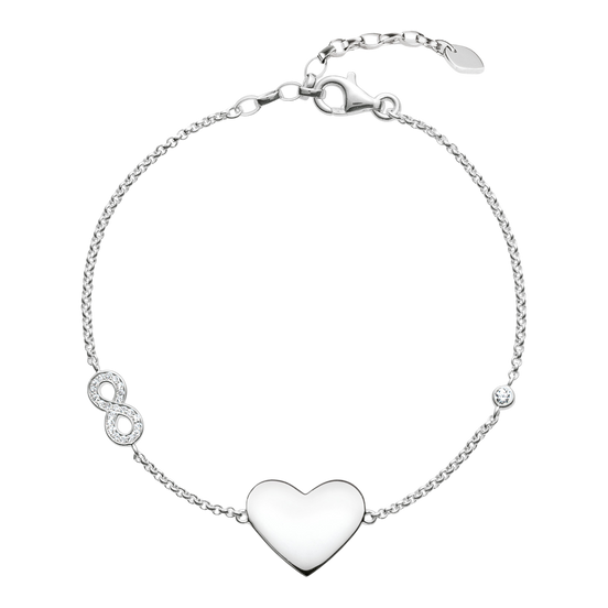 Armband Herz mit Infinity
