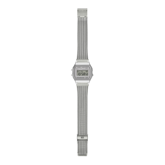 Vintage Armbanduhr silber