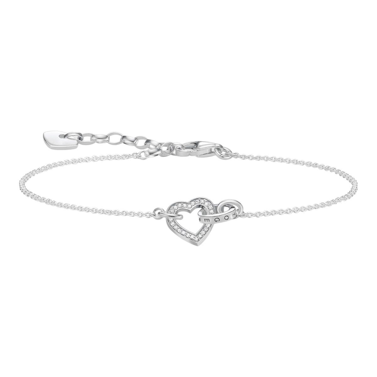 Armband Together Herz Zirkonia