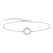 Armband Kreis Silber Zirkonia