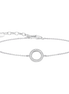 Armband Kreis Silber Zirkonia