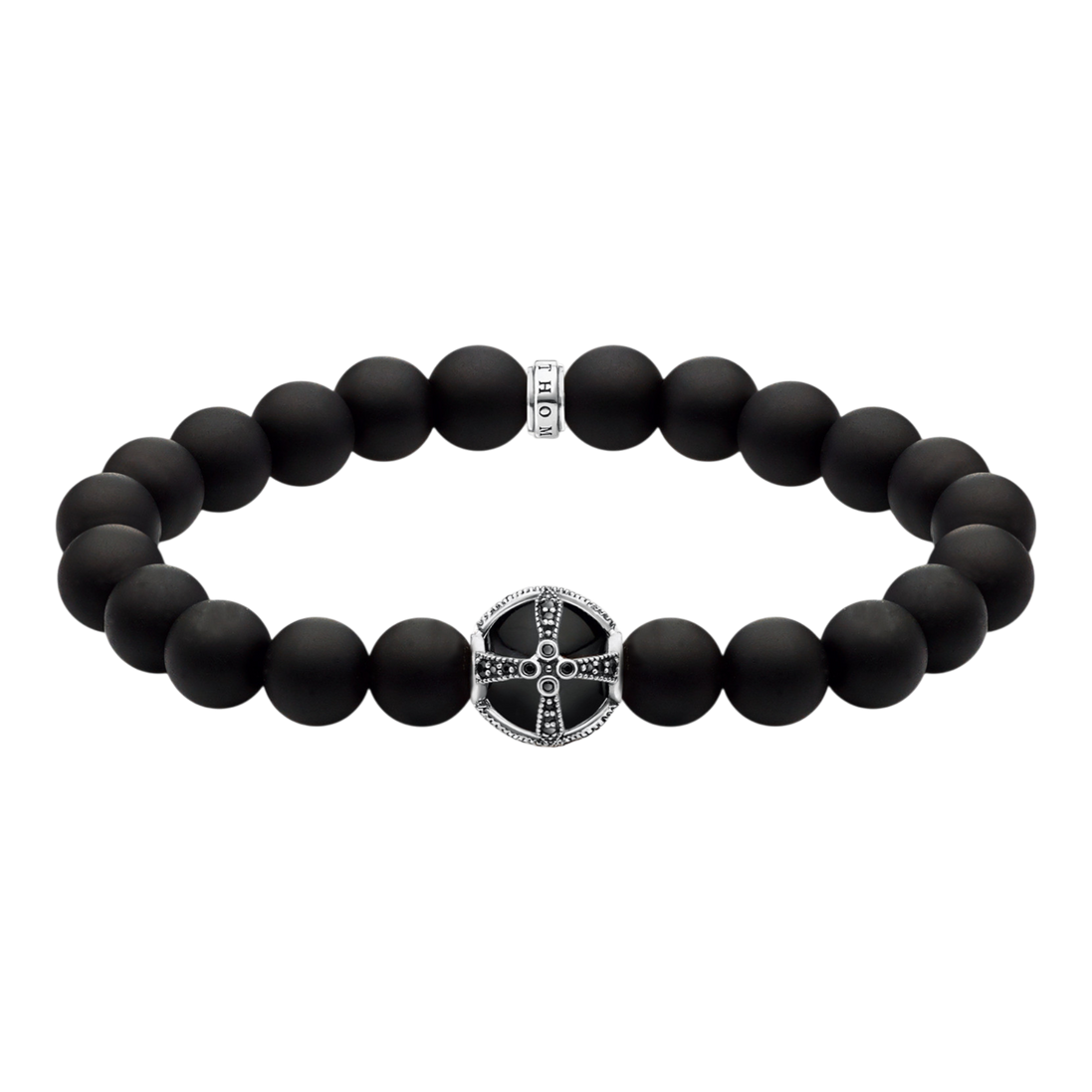 Armband Kreuz schwarz