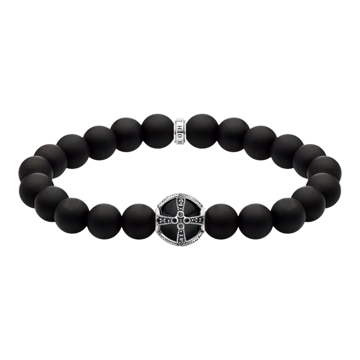 Armband Kreuz schwarz